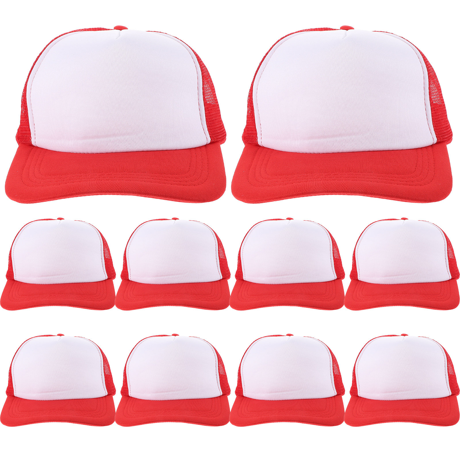 Hat Sublimation Blank - 10 gorras de béisbol lisas, con