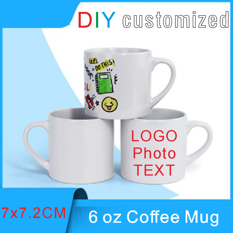 Taza de café pequeña de 175ml, - Sublimation Mug White reseña y precio